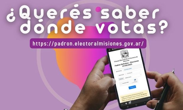 Dónde voto 2023 en Misiones: el padrón electoral para las elecciones del 7 de mayo, qué se vota y con qué documento puedo ir