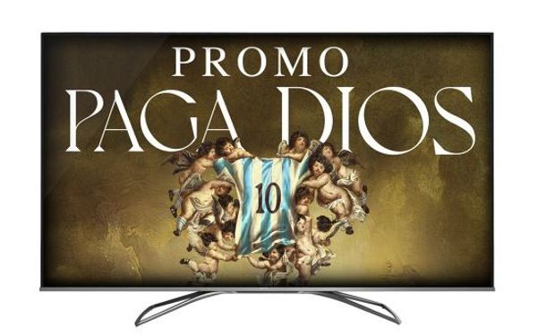 Promo "Paga Dios" de Noblex: regalan televisores si Argentina gana el Mundial de Qatar 2022