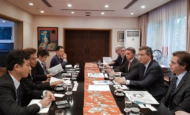 Etchevehere mantuvo diversas reuniones con importadores japoneses interesados en la compra de carne argentina, destacándose Marubeni, Sojitz, Kanematsu, NH Foods y Sumitomo.