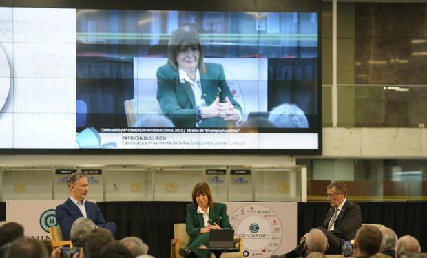 Patricia Bullrich planteó un mecanismo para tener "retenciones cero" desde el primer día