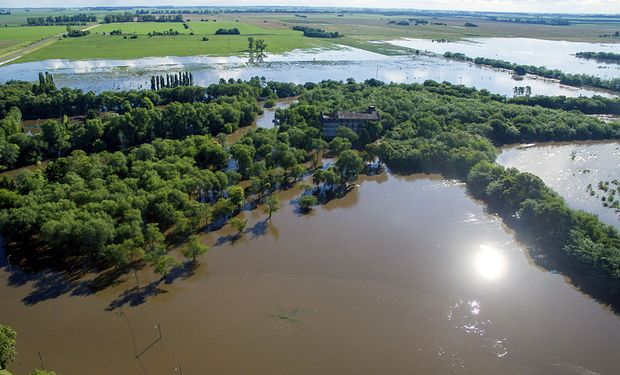 Las inundaciones en la ciudad de Pergamino.