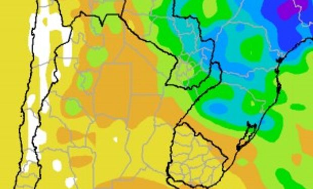 Calor y precipitaciones sobre el norte del área agrícola