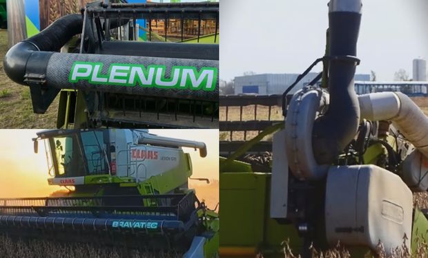 Único en el mundo: cómo con aire cosechan más kilos de soja