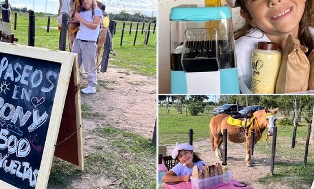 Legado familiar: la niña de 7 años a la que le regalaron un poni y armó un emprendimiento