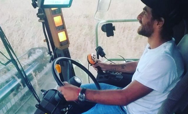 Leonardo Ponzio en el campo