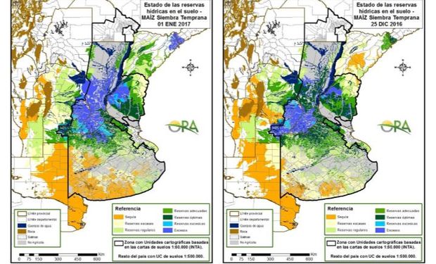 Se registraron lluvias intensas en el norte del litoral y en el centro y norte de la región pampeana
