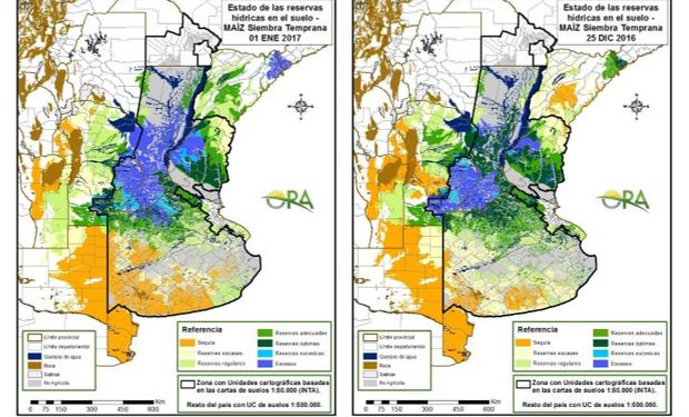 Se registraron lluvias intensas en el norte del litoral y en el centro y norte de la región pampeana, con tormentas localmente intensas.