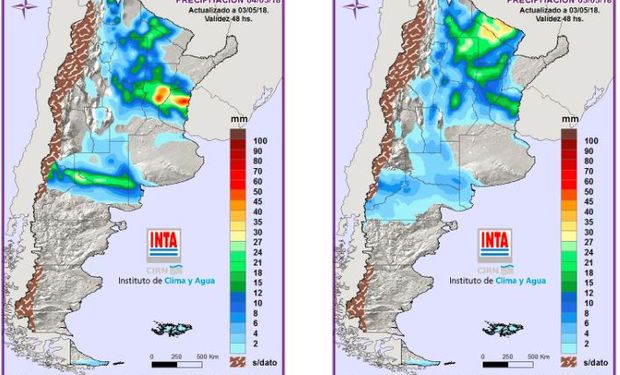 Pronóstico para viernes y sábado.