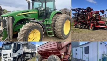 Seis familias dejan el campo y rematan todo: son 250 lotes, desde tractores al 30% del valor hasta una planta de silo y casillas rurales