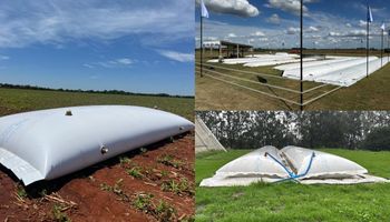 A cuánto se vende el “silobolsa” para agua que guarda 10.000 litros, pesa 20 kilos y cuesta hasta diez veces menos que un tanque