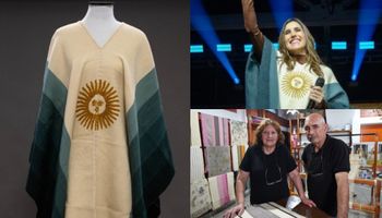 La historia de cinco generaciones y sello catamarqueño detras del poncho argentino que se volvió viral en la despedida de Messi