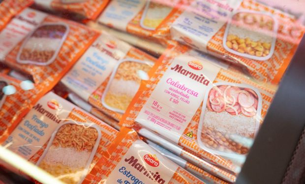 Linha de marmitas prontas da Seara lançada para disputar o mercado brasileiro de refeições prontas.