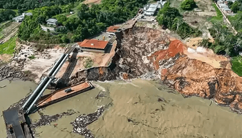 Porto no Amazonas desaba e equipes de resgate se mobilizam para encontrar desaparecidos