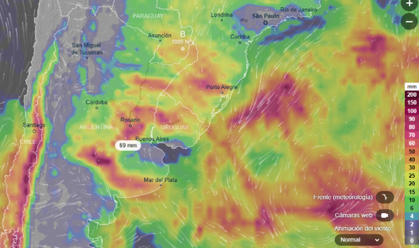 precipitaciones acumuladas