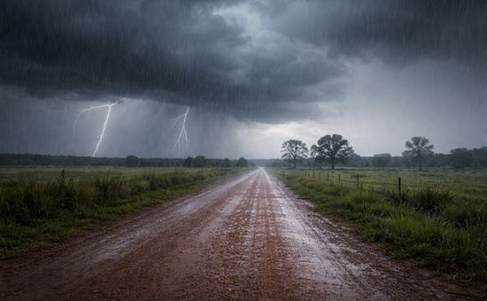 Chuva forte atinge Norte e Nordeste, enquanto tempo seco predomina no Centro-Sul do país