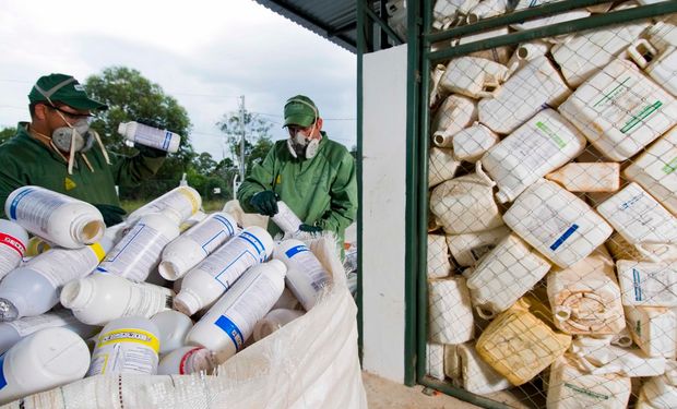 Récord de procesamiento de envasas agroquímicos en Brasil