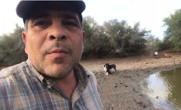 "No somos los oligarcas": con un video, un productor grafica la difícil situación que enfrentan por la sequía