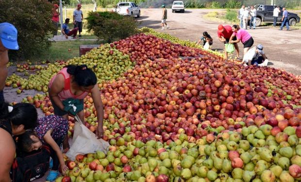 El sector frutícola está en estado de desesperación.