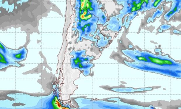 Pronóstico de lluvias para el 9 de noviembre de 2016.