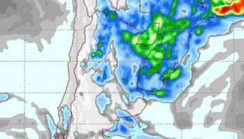 Lluvias y tormentas sobre el norte argentino