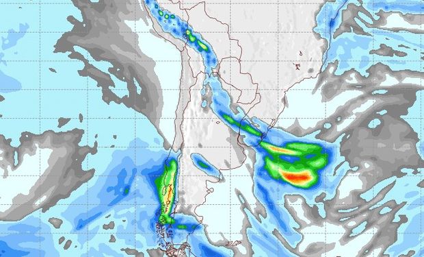 Pronóstico de lluvias para el viernes 8 de septiembre.