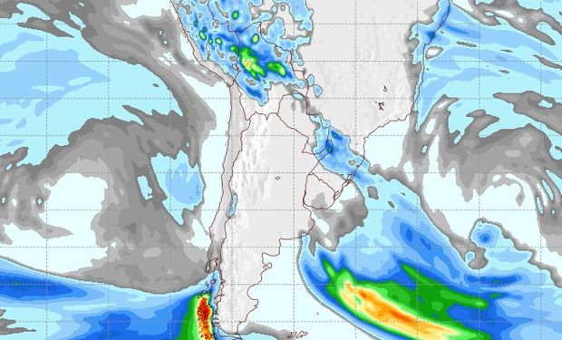 Pronóstico de precipitaciones para el 12 de septiembre.