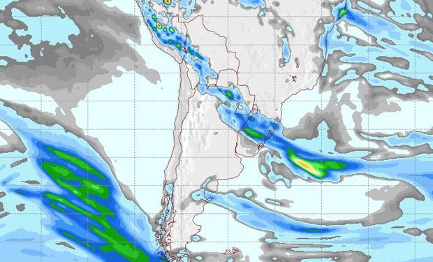 Pronóstico de lluvias para el 22 de septiembre.