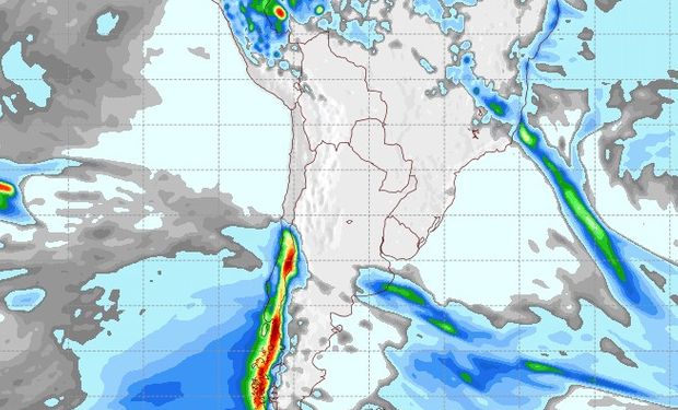 Pronóstico de lluvias para el jueves 5 de octubre.