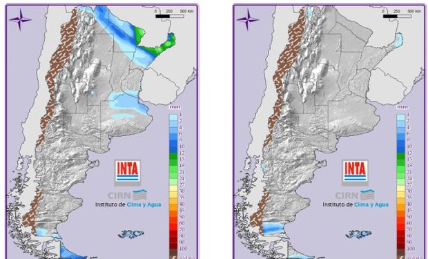 Pronóstico de precipitaciones.