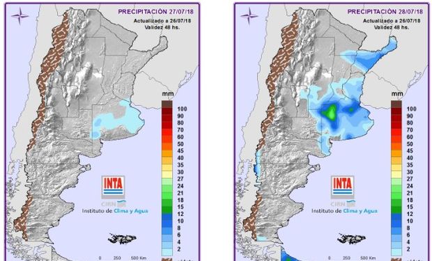 Mapa de Precipitaciones.