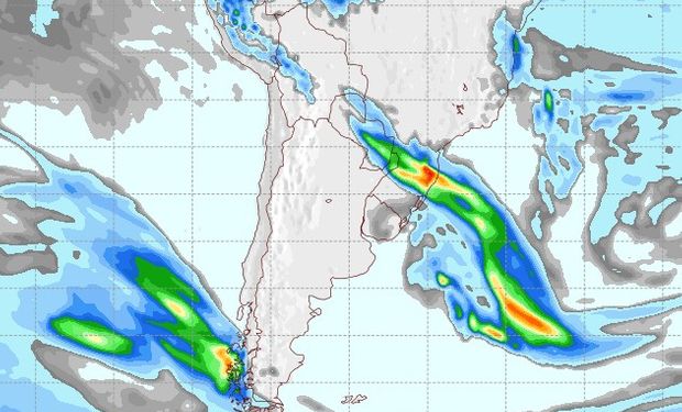 Pronóstico de lluvias para el 22 de agosto.
