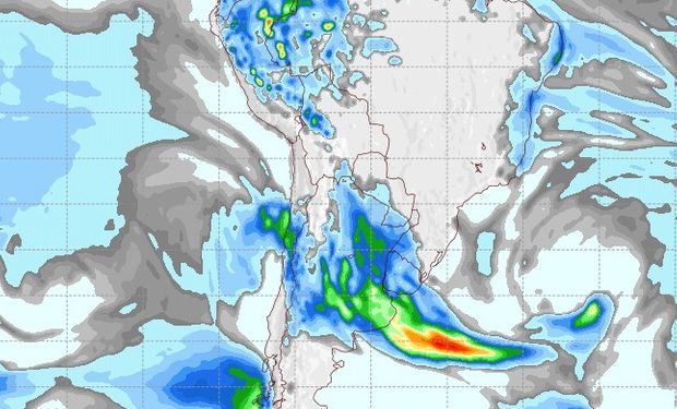 Pronóstico de lluvias para el domingo 10 de septiembre.