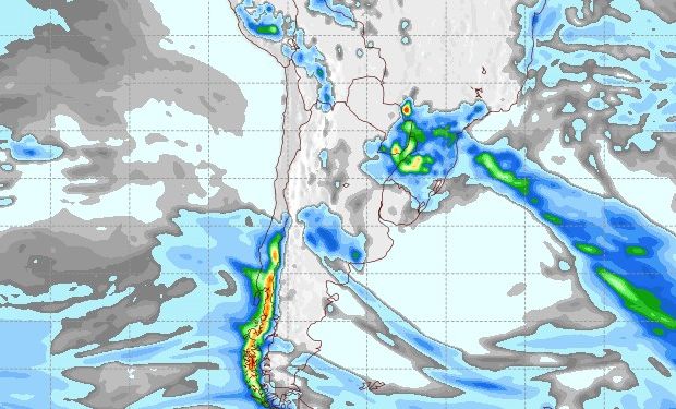 Pronóstico de lluvias para el domingo 7 de octubre.