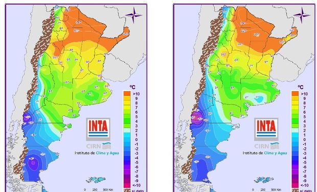 Mapa de Temperaturas.