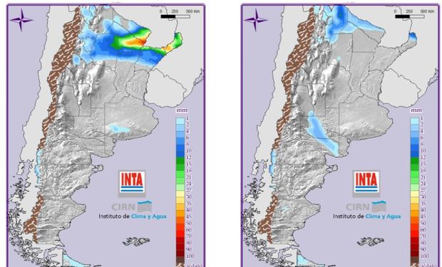 Mapa de Precipitaciones.