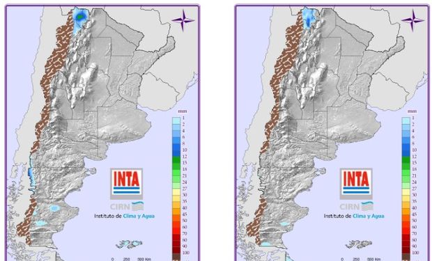 Mapa de Precipitaciones.
