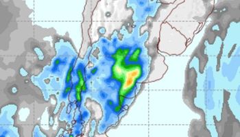 Se viene el agua sobre el centro y norte argentino