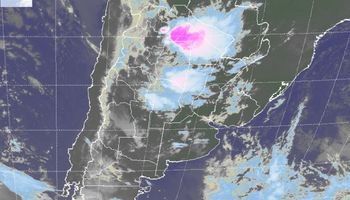 Las lluvias se concentran sobre el sector oeste