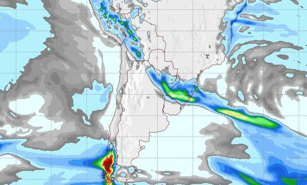 Pronóstico de precipitaciones para el 13 de septiembre.