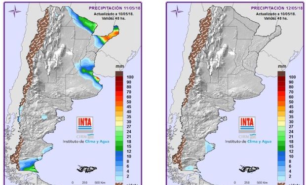 Mapa de Precipitaciones.