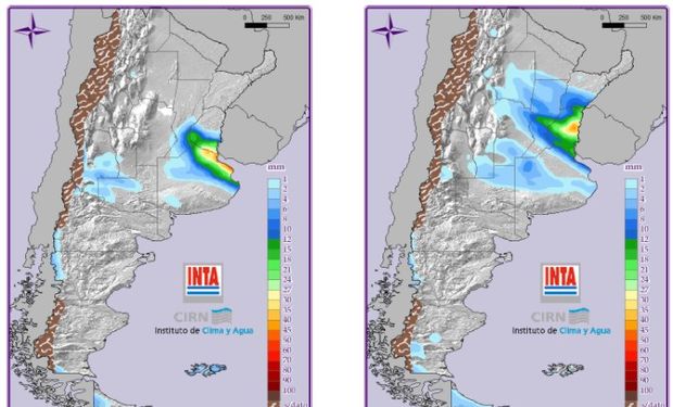 Mapa de Precipitaciones.