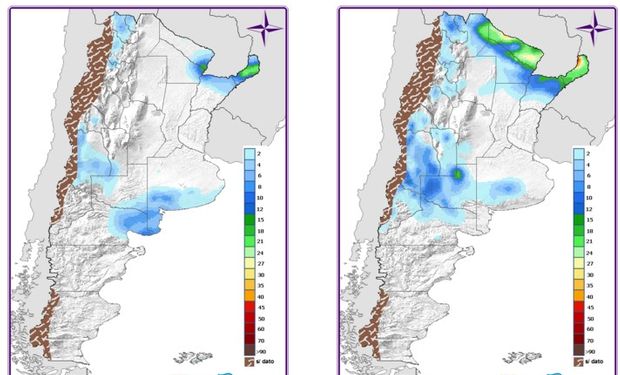 Mapa de Precipitaciones.