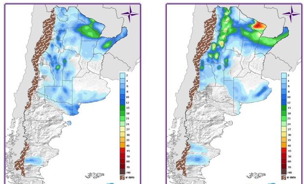 Mapa de Precipitaciones.