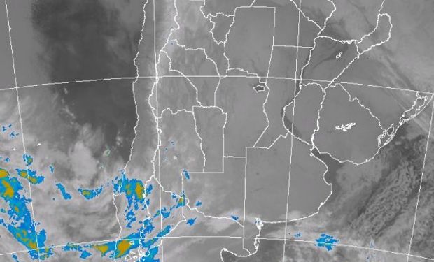 Vasto desplegué de cielos despejados favorecidos por la presencia de un sistema de alta presión que se instaló sobre el centro del país