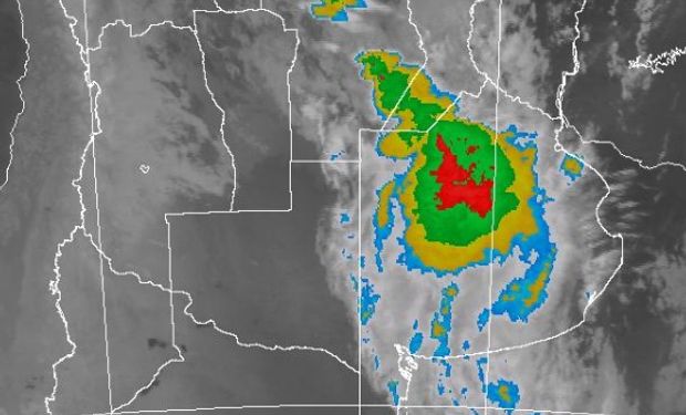 Alerta por lluvias y tormentas intensas.