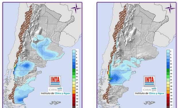 Pronóstico de precipitaciones.