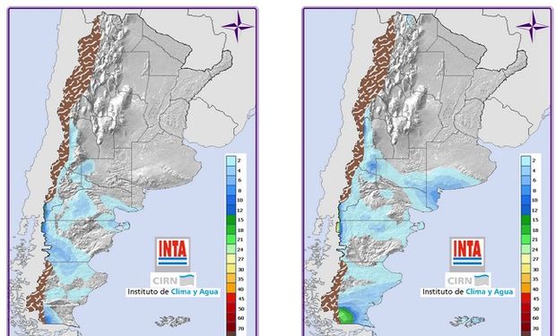 Mapa de Precipitaciones.