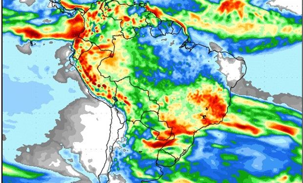 Se esperan abundantes lluvias sobre el NEA.