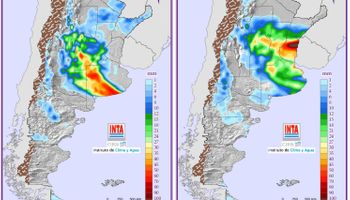 Tormentas y descenso de las temperaturas
