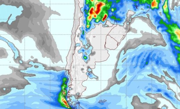 Pronóstico de lluvias para el 13 de noviembre de 2016.